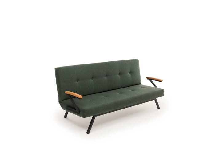 Atelier Del Sofa Sofá-Cama de 3 Plazas Verde